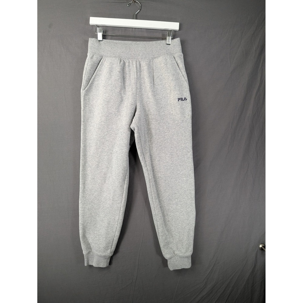 Fila Womens Gray Fleece Lined Jogger Sweatpants Small